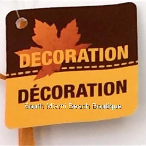 Pumpkin Thanksgiving Decor Wall Sign Fall Door Plaque Decoration GIVE THANKS - Picture 3 of 4